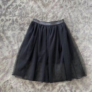 Abercrombie Kids size 9/10 Tulle Skirt black